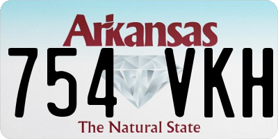 AR license plate 754VKH
