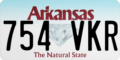 AR license plate 754VKR