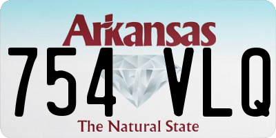 AR license plate 754VLQ
