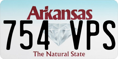 AR license plate 754VPS