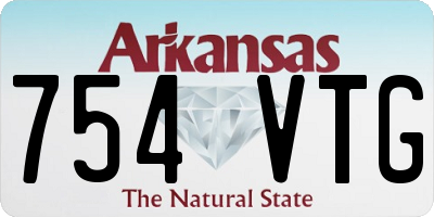 AR license plate 754VTG