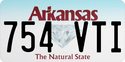 AR license plate 754VTI