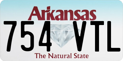 AR license plate 754VTL