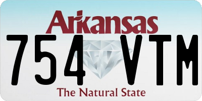 AR license plate 754VTM