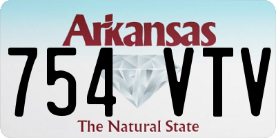 AR license plate 754VTV