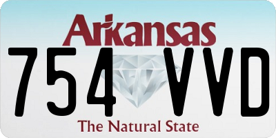 AR license plate 754VVD