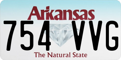 AR license plate 754VVG