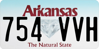 AR license plate 754VVH
