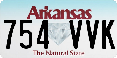 AR license plate 754VVK