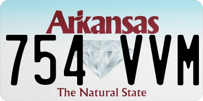 AR license plate 754VVM