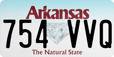 AR license plate 754VVQ