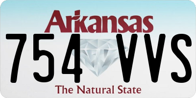 AR license plate 754VVS