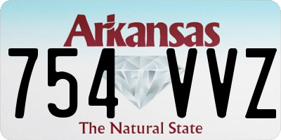 AR license plate 754VVZ