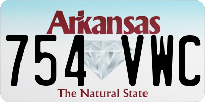 AR license plate 754VWC