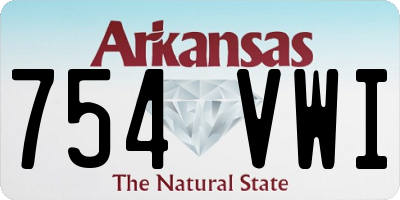 AR license plate 754VWI