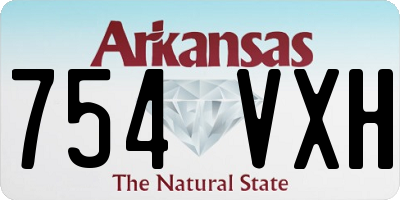 AR license plate 754VXH