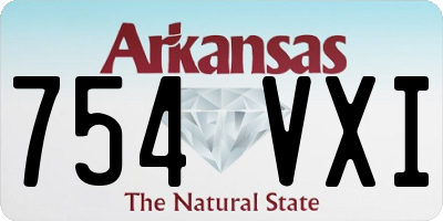 AR license plate 754VXI