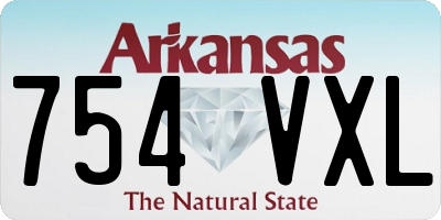 AR license plate 754VXL