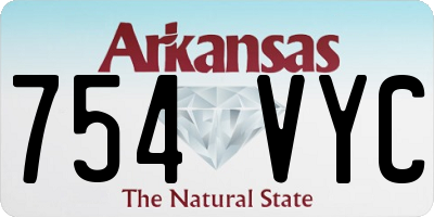 AR license plate 754VYC