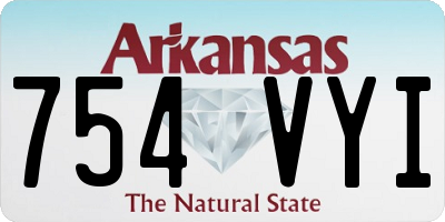 AR license plate 754VYI