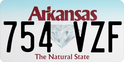 AR license plate 754VZF