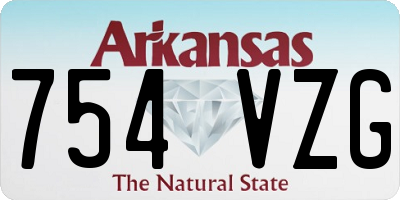 AR license plate 754VZG