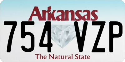 AR license plate 754VZP