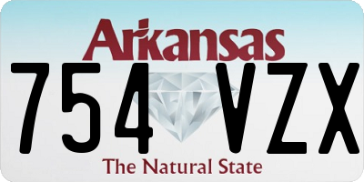 AR license plate 754VZX