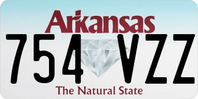 AR license plate 754VZZ
