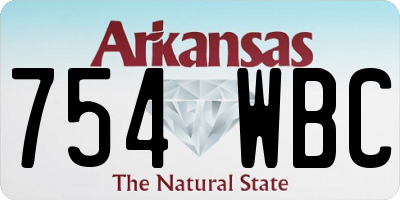 AR license plate 754WBC