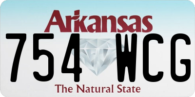 AR license plate 754WCG