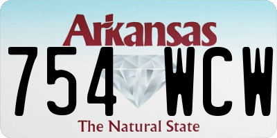 AR license plate 754WCW