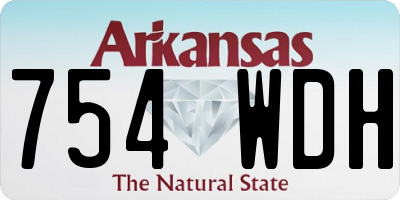 AR license plate 754WDH