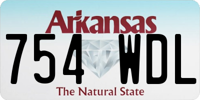 AR license plate 754WDL