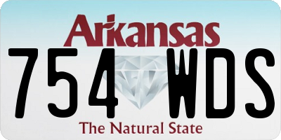 AR license plate 754WDS