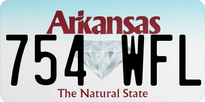 AR license plate 754WFL
