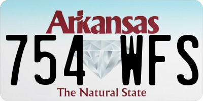 AR license plate 754WFS