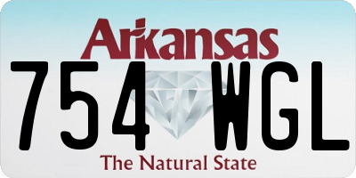 AR license plate 754WGL