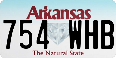 AR license plate 754WHB