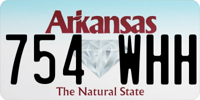 AR license plate 754WHH