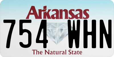 AR license plate 754WHN