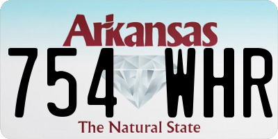 AR license plate 754WHR