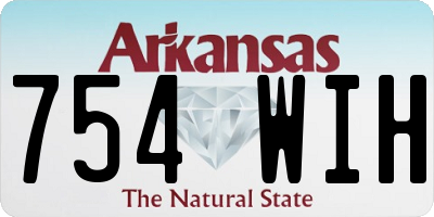 AR license plate 754WIH