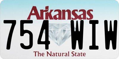 AR license plate 754WIW