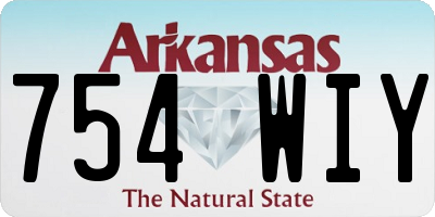 AR license plate 754WIY