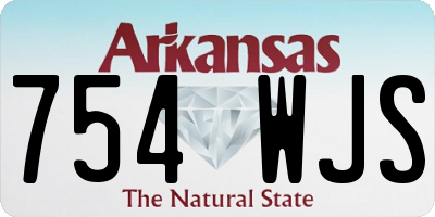AR license plate 754WJS