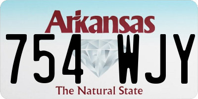 AR license plate 754WJY