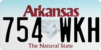 AR license plate 754WKH