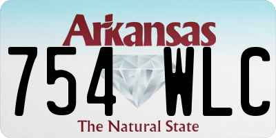 AR license plate 754WLC