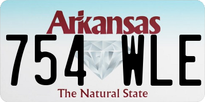 AR license plate 754WLE